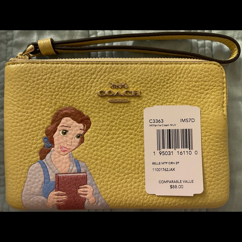 Coach Disney Belle Corner Wristlet